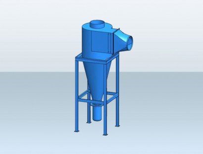 350接口旋風除塵